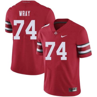 NCAA Ohio State Buckeyes Men's #74 Max Wray Red Nike Football College Jersey FVS5245SK